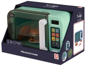 Cuptor cu microunde pentru copii Rappa cu sunet șilumină, 26,5 × 17 × 17 cm