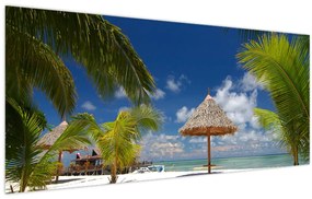 Tablou - Plajă cu nisip alb (120x50 cm)
