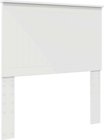 vidaXL Tăblie cap cu headboard Alb 90 cm Lemn compozit