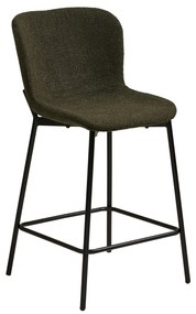 Maceda bartool, taburet, verde, picioare negre