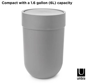 Coș de gunoi din plastic 6 l Touch – Umbra