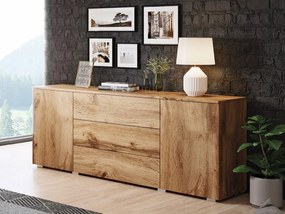 Comodă cu sertare Nova -150 (Stejar wotan). Promo -17%. 1060065