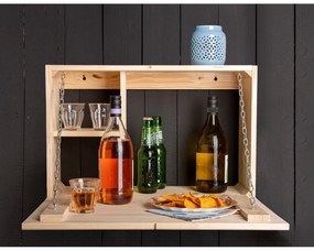Masă de bar pentru grădină din lemn de pin 56x58 cm Baar – Esschert Design