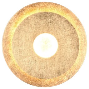 Aplică de perete aurie LED Leano – Trio