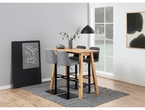 Scaun de bar gri antracit cu înălțime ajustabilă (înălțime șezut 78,5 cm) Avanja – Actona