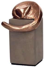 Statueta bronz si beton "Motan tolanit"