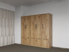 Set mobila dormitor 4 piese Stejar Levi C10