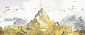 Tablou - Munte auriu (120x50 cm)