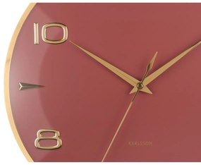 Karlsson 6017RD ceas de perete design roșu,diametru  40 cm