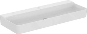 Lavoar suspendat Ideal Standard Atelier Conca 120 cm alb lucios cu orificiu baterie