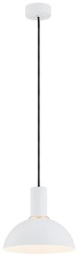 Pendul, Lustra suspendata design minimalist SINES 22cm, alb