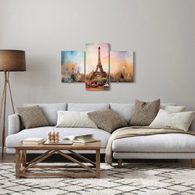 Tablou - Pictură a Turnului Eiffel (90x60 cm)
