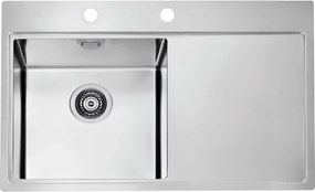 Chiuveta inox Alveus Pure 40 stanga 79x53 cm