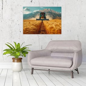 Tablou pe sticlă - Zemedelec (70x50 cm)