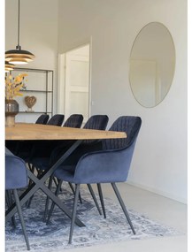 Oglindă Jersey din oțel, efect de cupru, ø100 cm