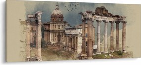Tablou - Forumul Roman, Roma, Italia (120x50 cm)