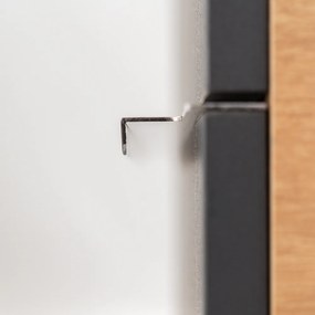 Dulap inferior Vario Trim 80 cu lavoar stejar-antracit