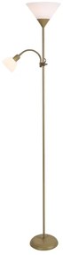 Brilagi - Lampadar ARIANA 1xE27/100W/230V + 1xE14/25W auriu