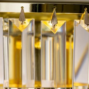 Aplică de cristal Brilagi MOZART 2xE14/40W/230V auriu