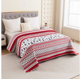 Cuvertura de pat cu model TWINKLE CHRISTMAS, colorat Dimensiune: 220 x 240 cm