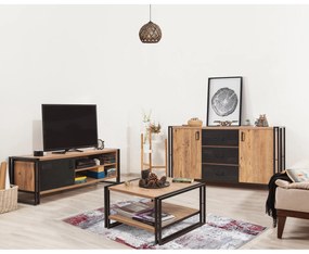 Mobilier living Cosmopolitan 13 (Pin atlantic + Negru). 1089245