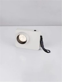 Lampa de masa LED portabila KEDROS alb