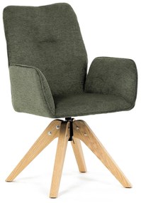 Scaun de sufragerie DCH-C2148 GRN2 cu materialimpermeabil