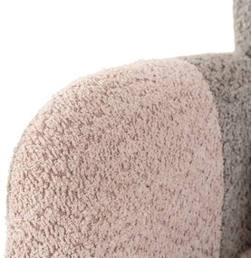 Scaun balansoar cu suport pentru picioare și pernă lombară, design ergonomic, Colorat