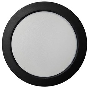 Plafoineră LED ROUND LED/18W/230V 4000K d. 21,7 cm negru