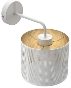 Lampă de perete LOFT SHADE 1xE27/60W/230V albă/aurie