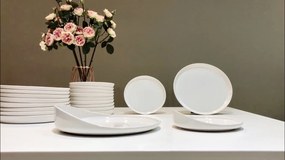 Set 108 Platouri Molecule Casablanca (30 cm Alb)