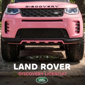 AIYAPLAY Mașinuță Ride-on Land Rover cu Mâner și Barieră, din PP și Oțel, 84 x 40 x 94,5 cm, Roz | Aosom Romania
