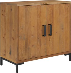 vidaXL Servantă, maro, 75x35x70 cm, lemn masiv de pin reciclat