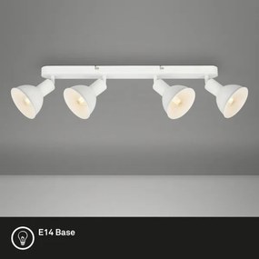 Spot Brilo RETRO 4xE14/25W/230V alb