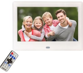 Ramă foto digitală cu difuzor 230V albă Sencor + telecomandă