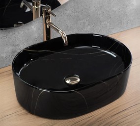 Lavoar Nadia negru stone L50 cm