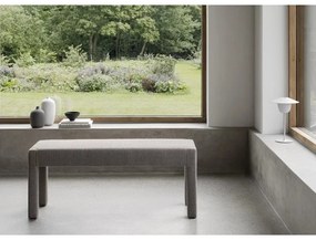 Bancă bej cu tapițerie din stofă bouclé Sitta – Blomus