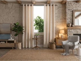 Draperie opaca DUNES VELVET 140x250 cm, crem Agatat: Rejansa