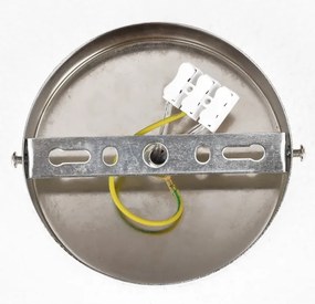 Brilagi - Lustră aplicată ECLIPSE, 5 x E14, 10W, 230V, Ø 38 cm, argintie