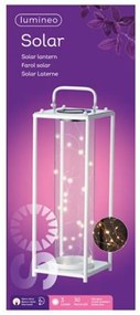 Lampa solara LANTERN WHITE alb