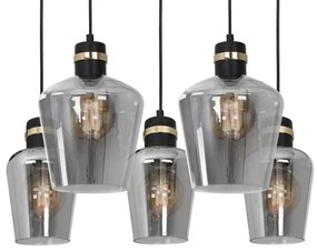 Lustră pe cablu RICHMOND 5xE27/60W/230V