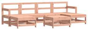 3186380 vidaXL Set mobilier de grădină, 7 piese, lemn masiv douglas