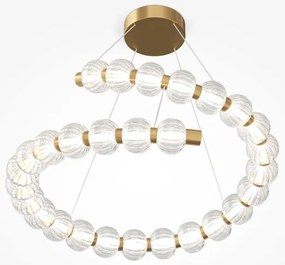 Lustră LED pe cablu Maytoni MOD555PL-L35G3K AMULET LED/40W/230V 3000K auriu