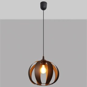 Lustră pe cablu NEWTON 1xE27/15W/230V neagră