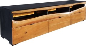 Comoda TV din lemn masiv GRAND ACACIA 180cm cu iluminat