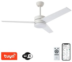 Immax NEO 07284L - Ventilator de tavan LED+CCT reglabil VARIABLE 24W/230V Wi-Fi Tuya+telecomandă