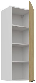Dulap superior de bucătărie Carminia 40 G-108 1F (stejar cremona + alb). 1128074