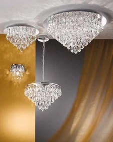 Lustra eleganta cristal K9 diametru 75cm Celeste DLU 2401/75 chrom OR