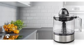 Storcător electric de citrice Nedis KAJC110CBK 0,8 l 30W/230V oțel inoxidabil