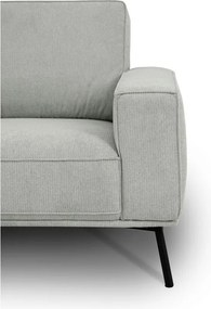 Colțar gri deschis cu tapițerie din chenille (cu colț pe partea stângă/în formă de ”L”) Amsterdam – Scandic